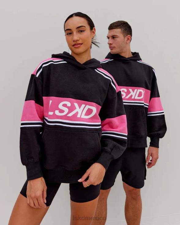 sudadera con capucha a-team extragrande - black-flamingo unisexo LSKD VP42D459 vestir