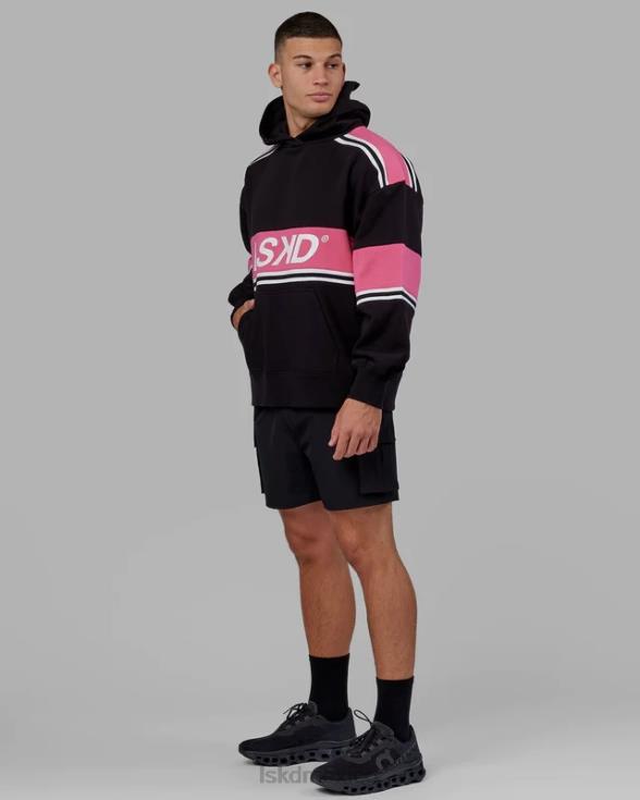 sudadera con capucha a-team extragrande - black-flamingo unisexo LSKD VP42D459 vestir