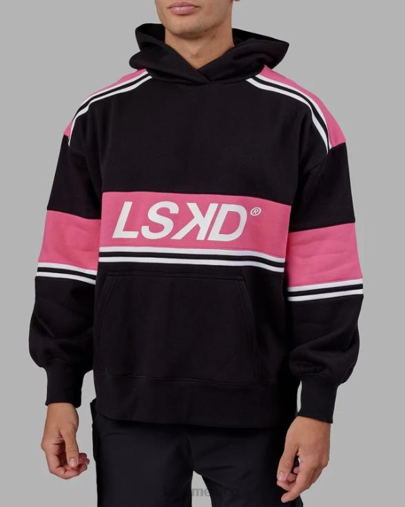 sudadera con capucha a-team extragrande - black-flamingo unisexo LSKD VP42D459 vestir