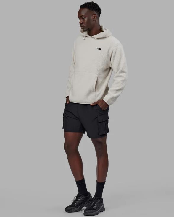 sudadera con capucha alpina - hueso unisexo LSKD VP42D353 vestir