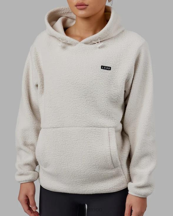 sudadera con capucha alpina - hueso unisexo LSKD VP42D353 vestir