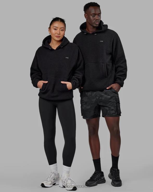 sudadera con capucha alpina - negro unisexo LSKD VP42D351 vestir