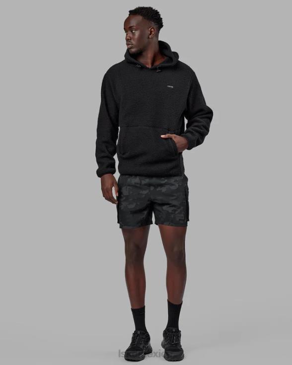 sudadera con capucha alpina - negro unisexo LSKD VP42D351 vestir