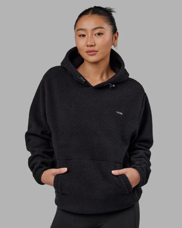 sudadera con capucha alpina - negro unisexo LSKD VP42D351 vestir