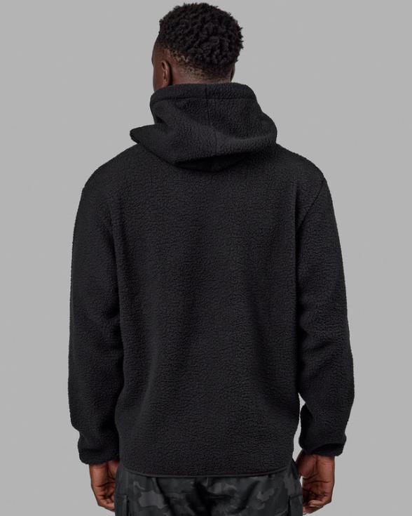 sudadera con capucha alpina - negro unisexo LSKD VP42D351 vestir