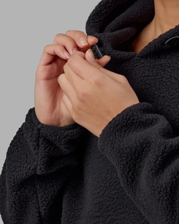 sudadera con capucha alpina - negro unisexo LSKD VP42D351 vestir