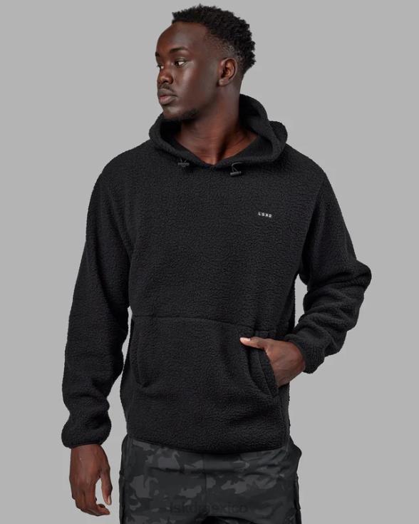 sudadera con capucha alpina - negro unisexo LSKD VP42D351 vestir