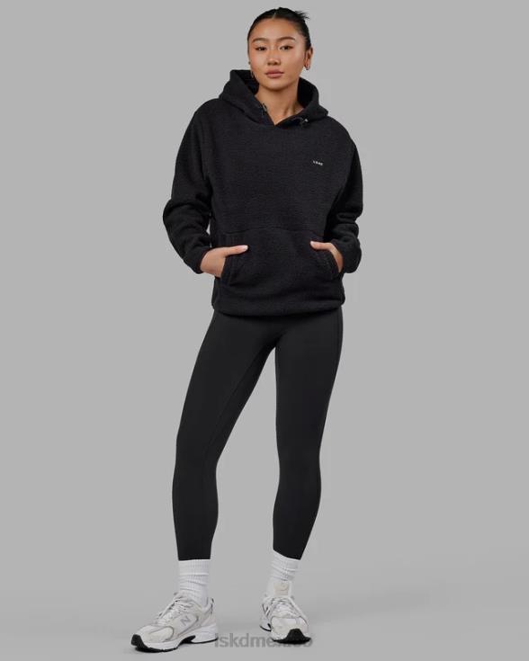 sudadera con capucha alpina - negro unisexo LSKD VP42D351 vestir