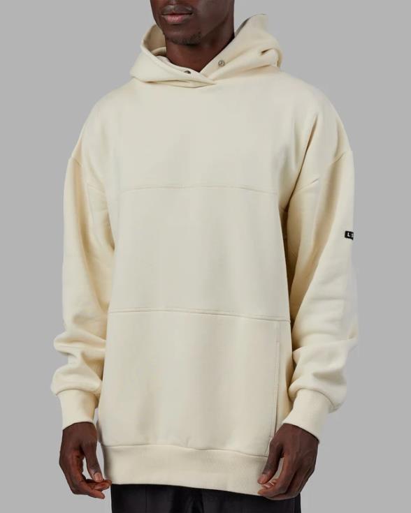 sudadera con capucha de laboratorio de gran tamaño - hueso unisexo LSKD VP42D396 vestir