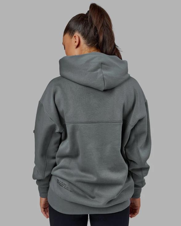 sudadera con capucha de laboratorio extragrande - grafito unisexo LSKD VP42D395 vestir