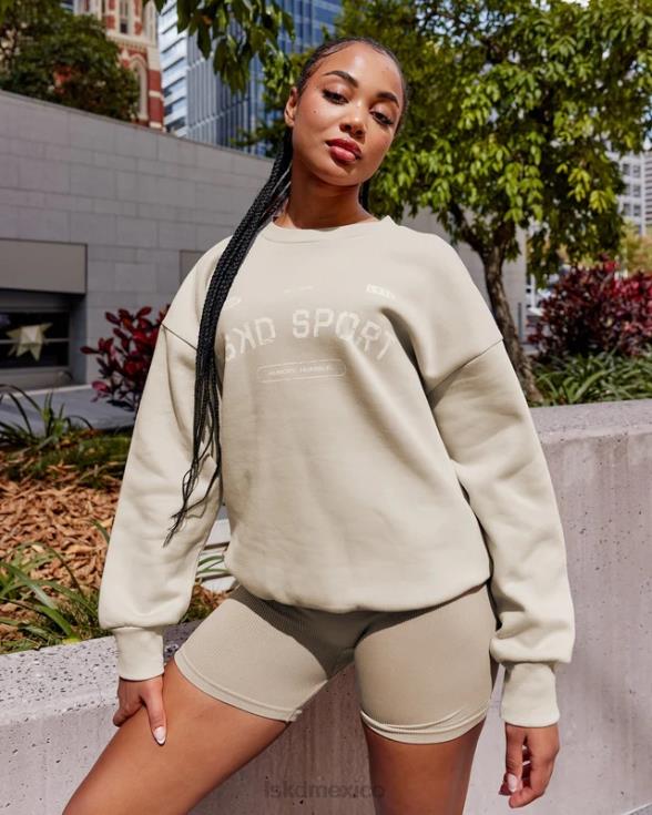 Jersey de tiro libre oversize - beige esquisto unisexo LSKD VP42D425 vestir