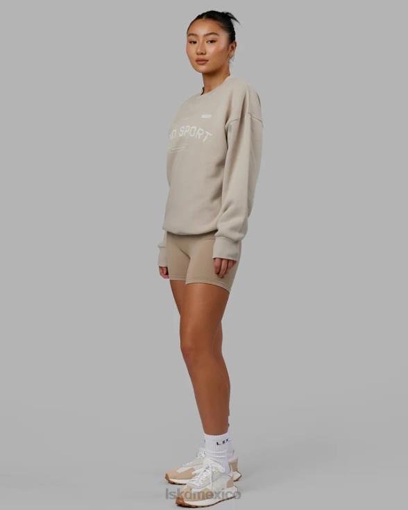 Jersey de tiro libre oversize - beige esquisto unisexo LSKD VP42D425 vestir