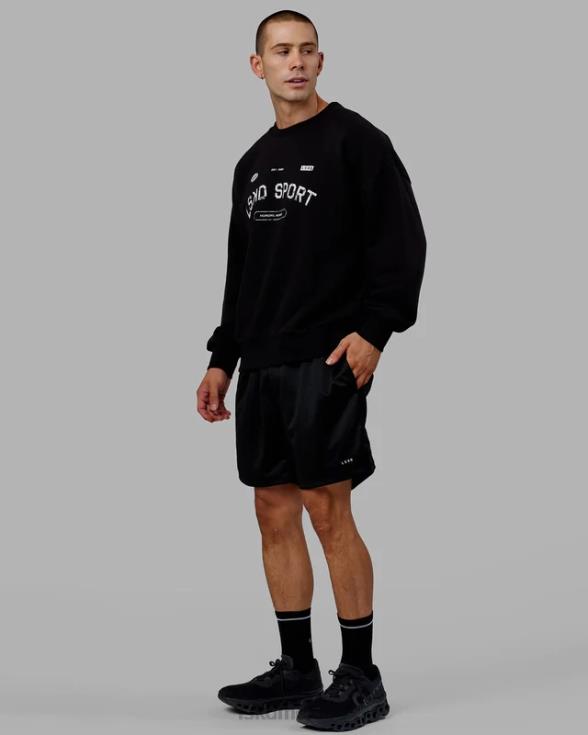 Jersey de tiro libre oversize - negro unisexo LSKD VP42D350 vestir