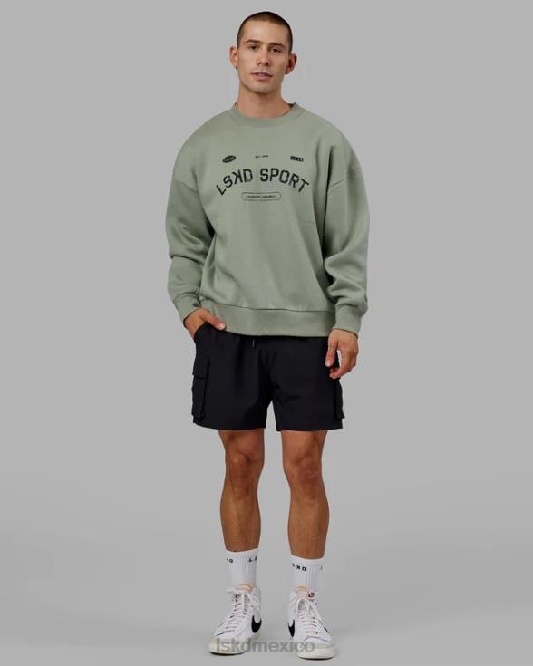 Jersey de tiro libre oversize - verde iceberg unisexo LSKD VP42D426 vestir