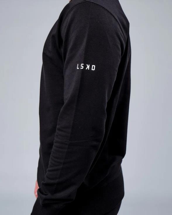 Sudadera de entrenamiento rival flxfleece - negro unisexo LSKD VP42D365 vestir