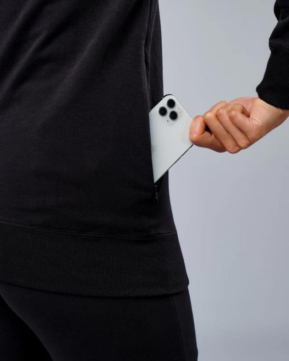 Sudadera de entrenamiento rival flxfleece - negro unisexo LSKD VP42D365 vestir