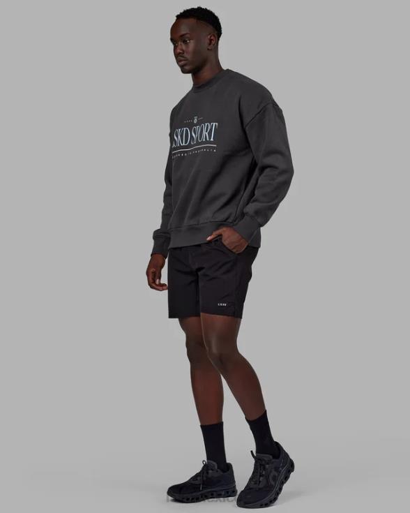 suéter Heritage oversize - asfalto-windsurfer unisexo LSKD VP42D354 vestir