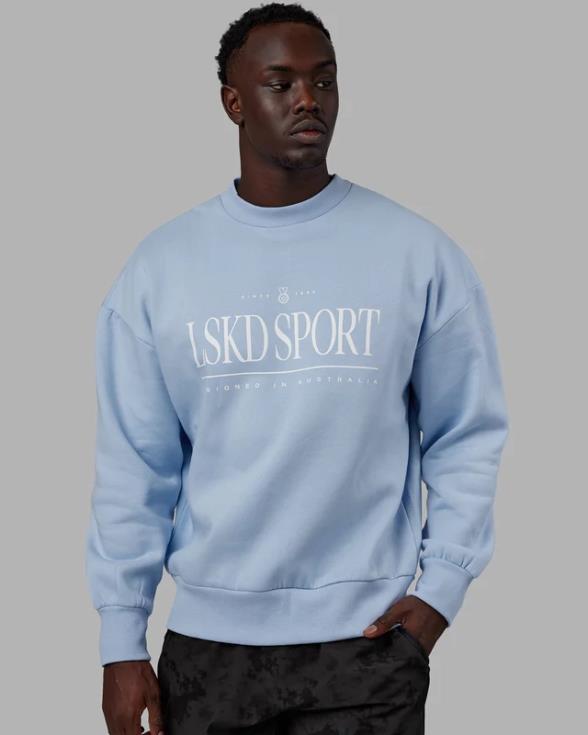 suéter Heritage oversize - windsurfer unisexo LSKD VP42D380 vestir