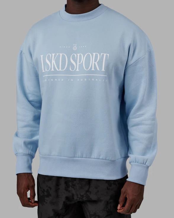 suéter Heritage oversize - windsurfer unisexo LSKD VP42D380 vestir