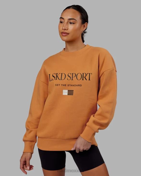 suéter con bandera oversize - reloj de sol unisexo LSKD VP42D422 vestir