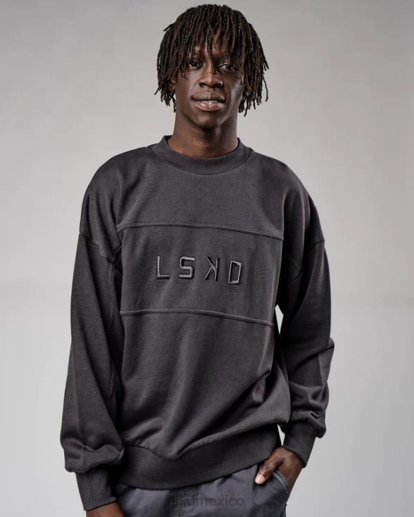 suéter corte oversize - phantom unisexo LSKD VP42D389 vestir