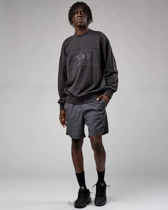 suéter corte oversize - phantom unisexo LSKD VP42D389 vestir