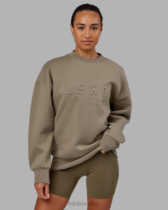 suéter estampado oversize - laurel oak unisexo LSKD VP42D397 vestir