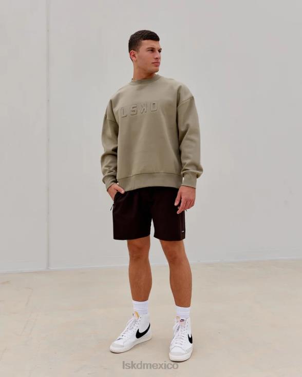 suéter estampado oversize - laurel oak unisexo LSKD VP42D397 vestir