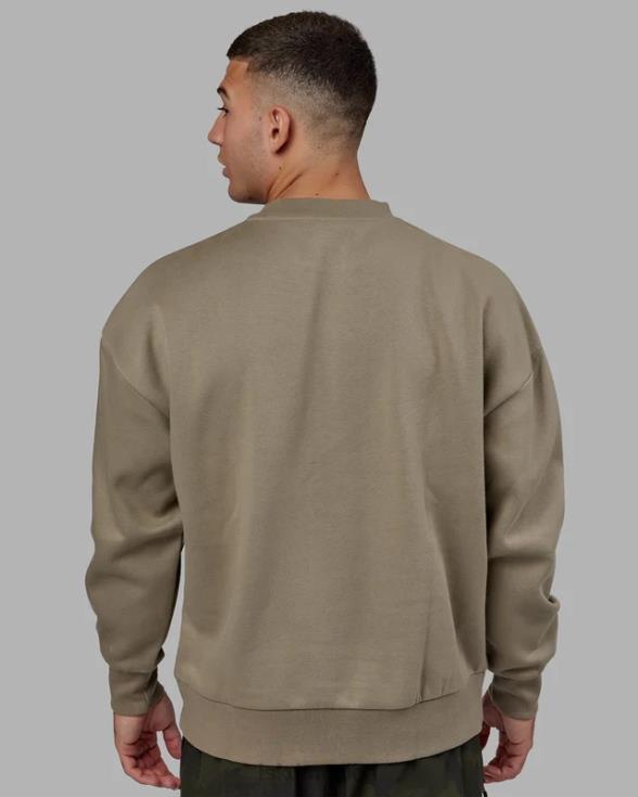 suéter estampado oversize - laurel oak unisexo LSKD VP42D397 vestir