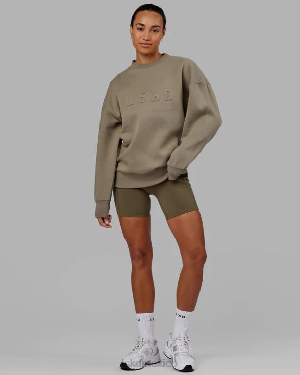 suéter estampado oversize - laurel oak unisexo LSKD VP42D397 vestir