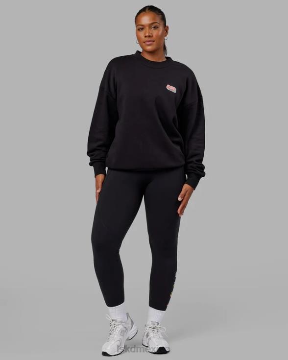 suéter radiate oversize - negro unisexo LSKD VP42D420 vestir