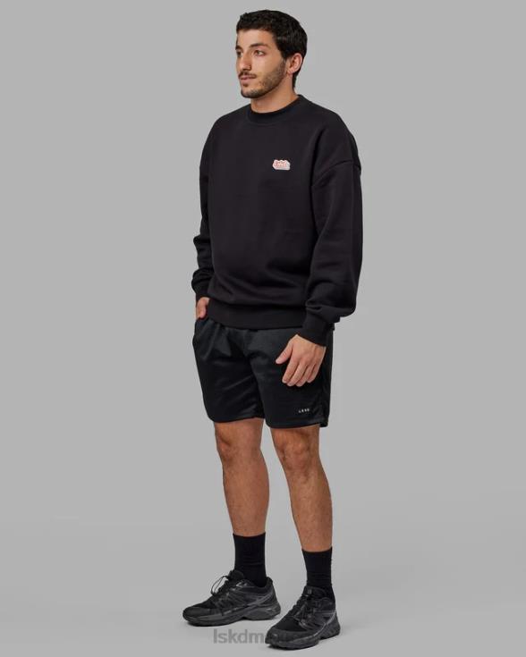 suéter radiate oversize - negro unisexo LSKD VP42D420 vestir