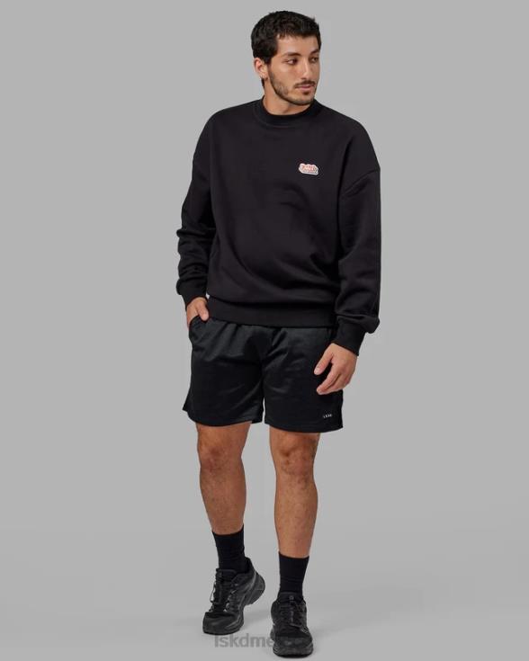 suéter radiate oversize - negro unisexo LSKD VP42D420 vestir